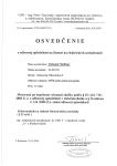 OSVEDČENIE